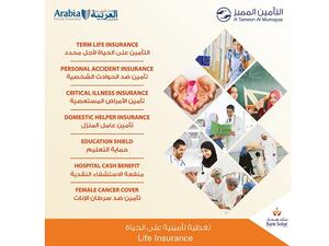 تقدم هذه المنتجات مرونة الاختيار بين عدة باقات، بحيث يمكن للزبون اختيار إجمالي مبلغ التأمين بما يتلاءم مع متطلباته المالية مقابل سعر محدد.