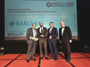 Barclays has earned two Best Private Bank accolades at the WealthBriefing GCC Awards 2017. 
