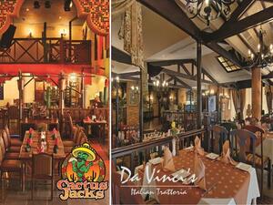 مطعم كاكتوس جاكس ودافينشي بفندق المطار ملينيوم دبي