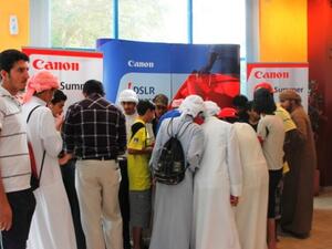 Part of the photography workshops organized by Canon