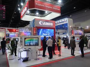 Canon’s stand at GITEX Technology Week 2017