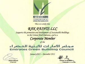 Emirates Green Building Council certification