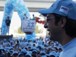 International Cricketer, Wasim Akram at Landmrk ‘Beat Diabetes’ walkathon
