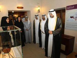 Crown Prince and Deputy Ruler of Sharjah during the opening of Sharjah Heritage Museum