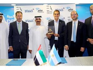 The agreement follows a meeting between Sultan Ahmed Bin Sulayem, Group Chairman and CEO of DP World and Chairman of Ports, Customs and Free Zone Corporation, and Mr. Miguel Braun, Argentine Secretary of Trade and a high-level delegation visiting the UAE.