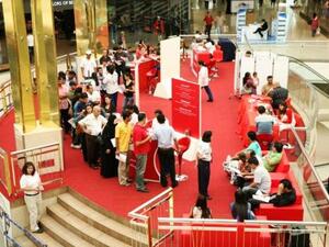 During the event