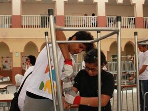 Dubai Cares volunteer Emirates