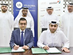 VFS Global will provide e-Services and collect fees for registration and licensing transactions through its offices. 