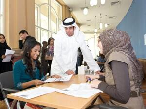 During the Career Fair