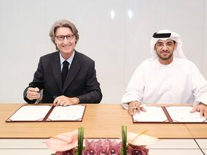During the signing ceremony
