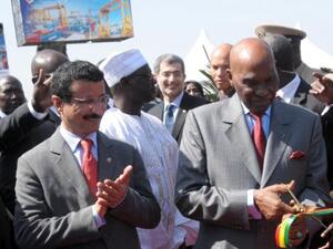 During the inauguration 