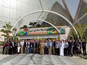 Accompanied by professionally trained guides at Dubai Safari, the delegates took a tour of the park spread over 119 hectares. 