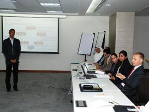 قامت المؤسسة بتنظيم ورش عمل في قرية الأعمال يومي 9، 10 مايو الجاري، بهدف إطلاع المستثمرين والمهتمين بهذه القطاعات الحيوية على نتائج هذه الدراسة بجوانبها المختلفة