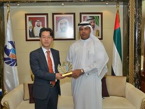 Ahmed Mahboob Musabih meets the Republic of Korea's Consul General in Dubai 