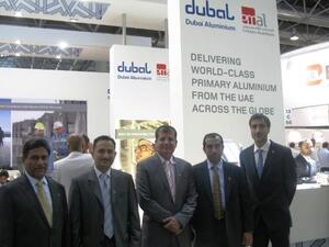 DUBAL and EMAL representatives at GIFA 2011