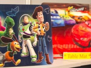 Disney characters at Playworld Middle East in Dubai