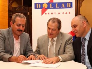 Majdi Jallad, managing director, Dollar Rent A Car Jordan during the opening