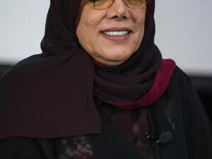 Dr. Moza Ghobash, the Chairwoman of the Sheikha Shamsa bint Suhail Award for Creative Women
