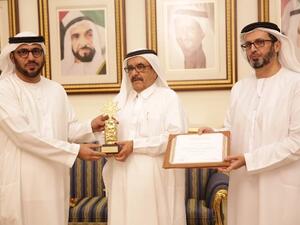 The award was received on behalf of Dubai Customs by Khalil Saqer Bin Gharib, director of Corporate Communication Department.