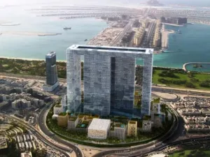 A total of 3.5 million man hours have so far been spent since work started on site and over 60,000 cubic meter of concrete has been poured on one of the largest construction projects still being developed in the UAE