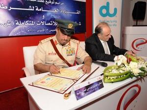 Osman Sultan, CEO, du and Lt. General Dahi Khalfan Tamim, Commander-In-Chief of Dubai Police