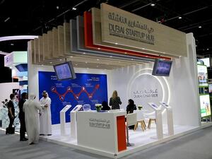 Dubai Startup Hub stand at GITEX Future Stars 2018.