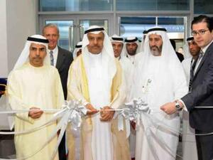Dubals' Vice-Chairman, Ahmed Humaid Al Tayer and Abdulla Kalban, President & CEO, Dubal, during the opening