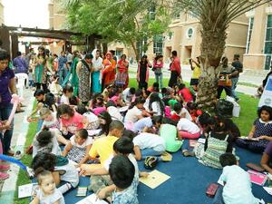 During the event