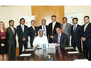 During the signing ceremony