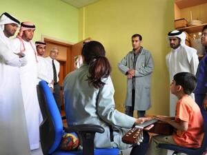 The students visited more than six departments ranging from Early Intervention to Occupational Therapy and Vocational Training on their first visit