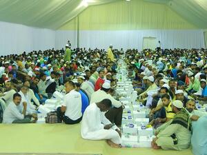 Over 3,300 Iftar meals are being distributed every day, a total of over 100,000 meals during Ramadan to DP World.