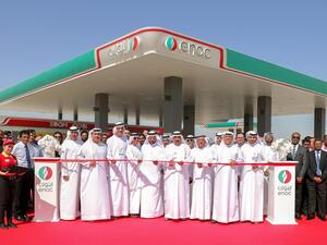 ENOC’s service station is the first in that area serving the upcoming and nearby communities and covers an area of 72,743 square feet.