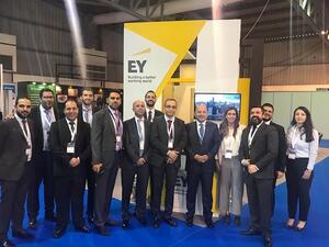 شاركت "EY" الأردن أيضاً في المعرض الذي افتتح في اليوم التالي للمؤتمر.