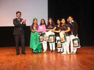Edgar Vaudeville, PR and Events Manager, W Doha with the winners