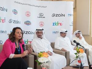 EQUATE Sustainability Committee Member Asrar Mohammad during the press conference.