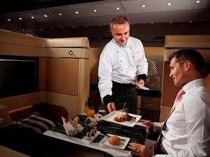 The airline has hired nearly 110 chefs since announcing in May it would introduce fully-qualified and classically-trained international chefs dedicated to food service excellence in its Diamond First Class cabins