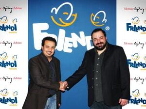 Rafat Nawawi, CEO for FRiENDi Mobile in Jordan, and Mohammad Kamal, General Manager of Memac Ogilvy Advize