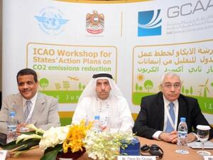 Jihad Faqir, Omar Bin Ghaleb, and Shawqi Mustaf during the Workshop