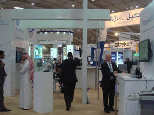 GE Healthcare booth at Saudi Medicare 2010