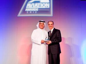 Ghaith Al Ghaith receives the Low Cost Airline of the Year award