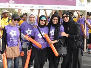 Guests and staff from DWE and DLC at Wakathon