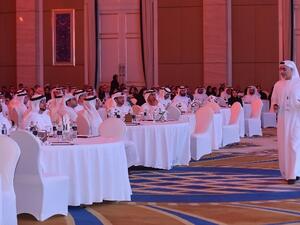 HE Riyad Abdulrahman Al Mubarak Chairman of DoF gave a presentation