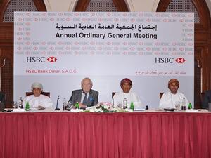 خلال إجتماع الجمعية العامة لـ بنك إتش إس بي سي عُمان