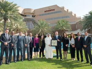 Hotel General Manager Daniel Kaan & Owner representative Mr. Salman Al Mahmeed with the award
