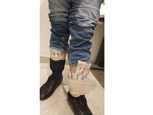 Inspectors of Passenger Operations Department became suspicious about the man’s behavior and carefully monitored him till he arrived at the customs zone. 