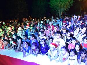 During the event