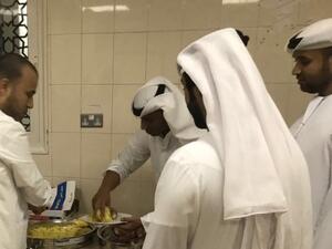 The Municipality’s delegation also shared Iftar with long-term care patients at the hospital.