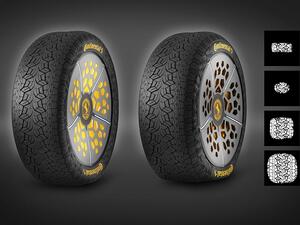 ContiSense is based on the development of electronic conductive rubber compounds that enable electric signals to be sent from a sensor in the tyre to a receiver in the car.