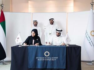 During the signing ceremony