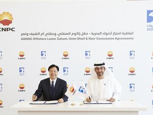 The agreements were signed, in Abu Dhabi, by His Excellency Dr Sultan Ahmed Al Jaber, ADNOC Group CEO and His Excellency Wang Yilin, CNPC Chairman. 